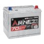 Автомобильный аккумулятор Arnezi JIS SMF E1300700 70А/ч-12V ст EN650 выносные (Азия) обратная 260x170x225