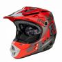 Мотошлем STARKS EF5 Base MX красный/серый глянец L без визора